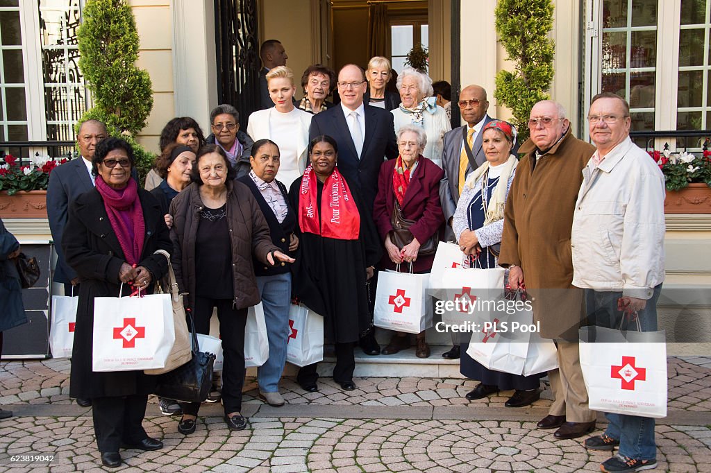 Parcels Distribution At Monaco Red Cross Headquarters
