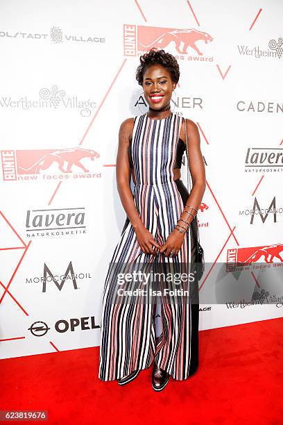 Model Aminata Sanogo attends New Faces Award Style on November 16, 2016 in Berlin, Germany.