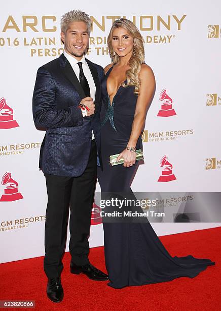 Jess Alberto Miranda Perez aka Chino arrives at the 2016 Latin GRAMMY Person of The Year honoring Marc Anthony held at MGM Grand Garden Arena on...