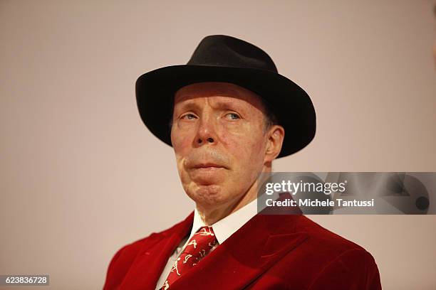 Gunther von Hagens, inventor of plastination, attends the 10th anniversary celebration of Gubener Plastinate GmbH, the plastination institute he...