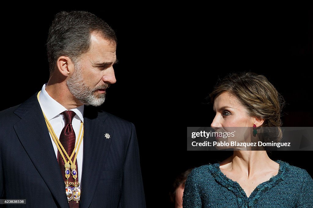 Spanish Royals Attend the 12th Legislative Sessions Opening