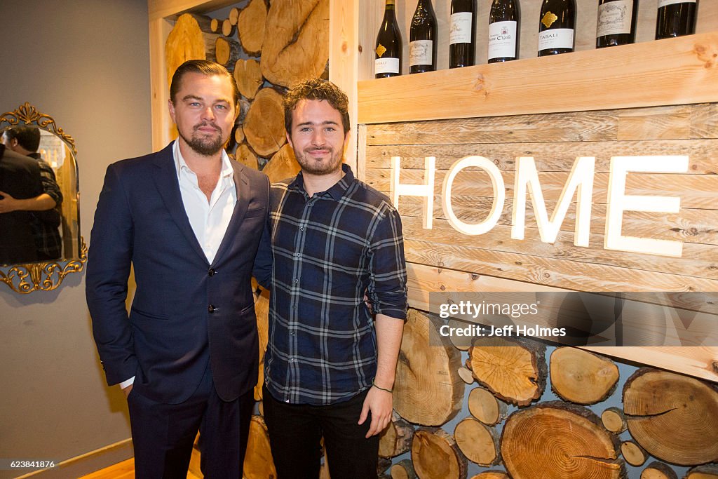 Leonardo DiCaprio Has Lunch At The Social Bite Restaurant, Home