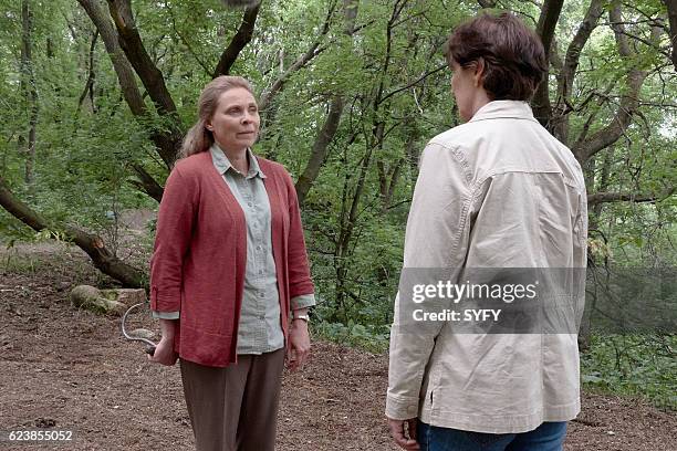 Welcome Home" Episode 106 -- Pictured: Marina Stephenson Kerr as Mrs. Booth, Fiona Shaw as Marla Painter --