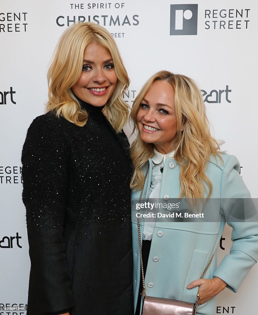 Holly Willoughby Switches On The Regent Street Christmas Lights 2016