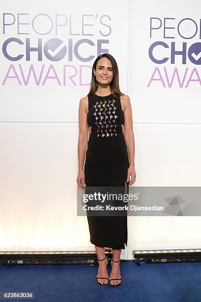 Actress Jordana Brewster attends the People's Choice Awards Nominations Press Conference at The Paley Center for Media on November 15, 2016 in...