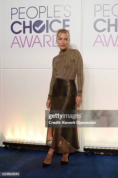 Actrress Piper Perabo attends the People's Choice Awards Nominations Press Conference at The Paley Center for Media on November 15, 2016 in Beverly...