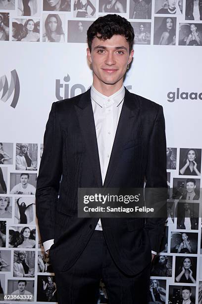 Jacob Bixenman attends Tinder x GLAAD Celebrate Inclusion Acceptance Equality at Skylight Clarkson Sq on November 16, 2016 in New York City.