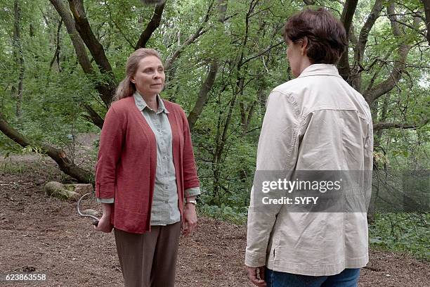 Welcome Home" Episode 106 -- Pictured: Marina Stephenson Kerr as Mrs. Booth, Fiona Shaw as Marla Painter --