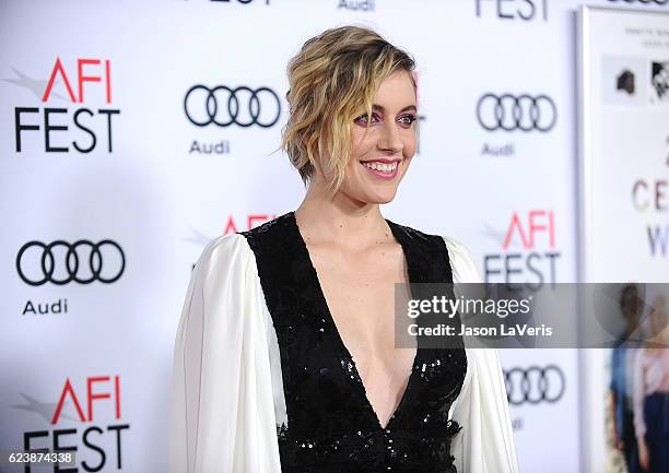 Actress Greta Gerwig attends a screening of "20th Century Women" at the 2016 AFI Fest at TCL Chinese Theatre on November 16, 2016 in Hollywood,...