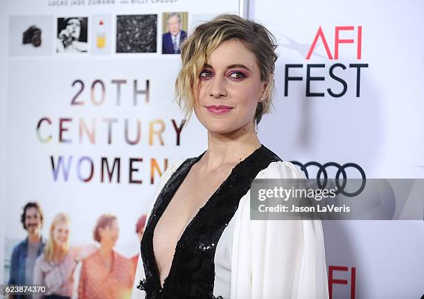 Actress Greta Gerwig attends a screening of "20th Century Women" at the 2016 AFI Fest at TCL Chinese Theatre on November 16, 2016 in Hollywood,...