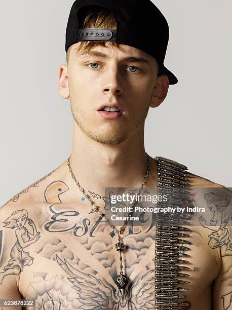 Rapper Machine Gun Kelly is photographed for The Untitled Magazine on January 28, 2013 in New York City. PUBLISHED IMAGE. CREDIT MUST READ: Indira...