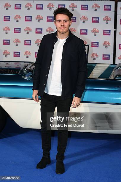 Alfie Deyes attends the UK Premiere of "Joe & Casper Hit The Road USA" at Cineworld Leicester Square on November 17, 2016 in London, England.