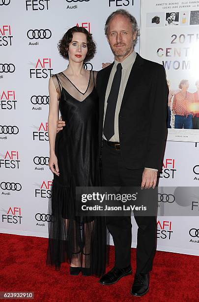 Miranda July and Mike Mills attend a screening of "20th Century Women" at the 2016 AFI Fest at TCL Chinese Theatre on November 16, 2016 in Hollywood,...