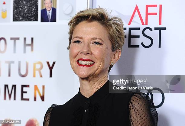 Actress Annette Bening attends a screening of "20th Century Women" at the 2016 AFI Fest at TCL Chinese Theatre on November 16, 2016 in Hollywood,...