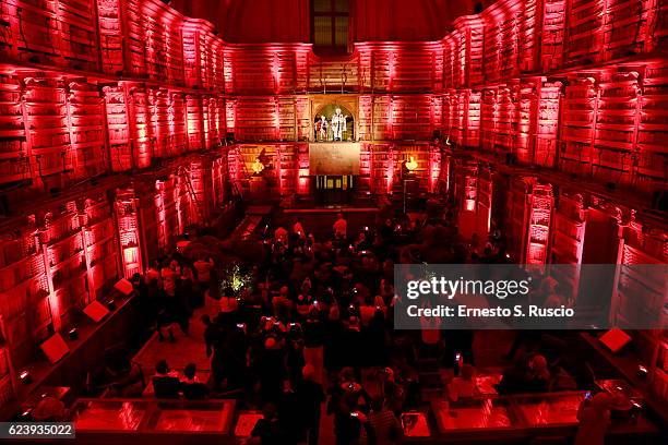 Justin Vivian Bond performs during a private party to celebrate the Publication Of 'A Magazine Curated By Alessandro Michele' on November 17, 2016 in...