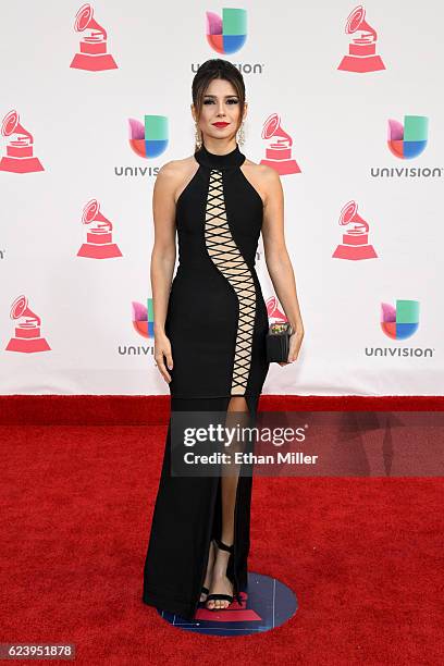 Recording artist Paula Fernandes attends The 17th Annual Latin Grammy Awards at T-Mobile Arena on November 17, 2016 in Las Vegas, Nevada.