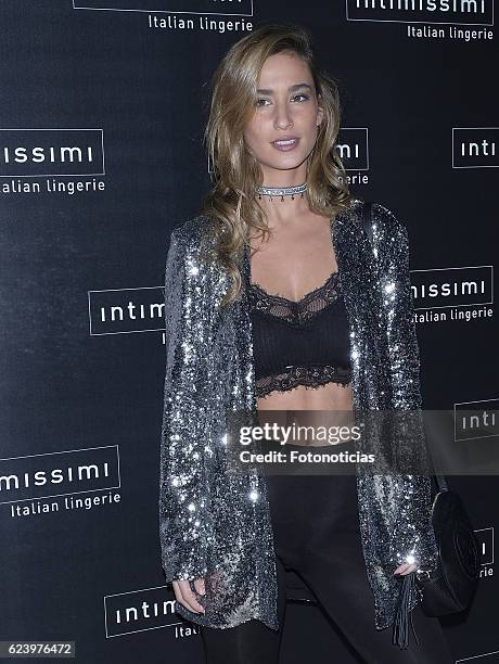 Maria Pombo attends 'Intimissimi' 20th anniversary party at the Italian Embassy on November 17, 2016 in Madrid, Spain.