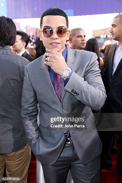 Singer J Alvarez attends The 17th Annual Latin Grammy Awards at T-Mobile Arena on November 17, 2016 in Las Vegas, Nevada.