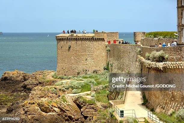 saint malo, ille et vilaine, brittany, france - ille et vilaine - fotografias e filmes do acervo