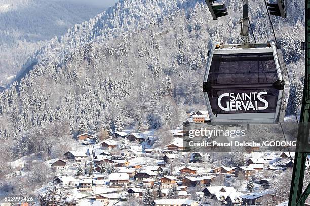 french alps - foret neige stock pictures, royalty-free photos & images