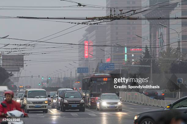 street view of beijing, china - lancashire hotpot stock pictures, royalty-free photos & images