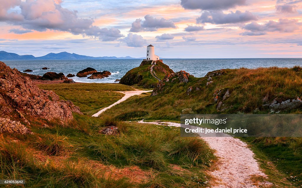 Lighthouse Twr Mawr, Llanddwyn Island, Anglesey, Wales