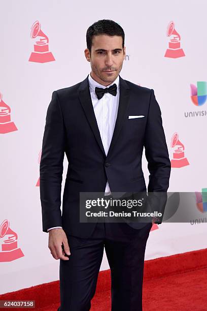 Actor Miguel Angel Silvestre attends The 17th Annual Latin Grammy Awards at T-Mobile Arena on November 17, 2016 in Las Vegas, Nevada.