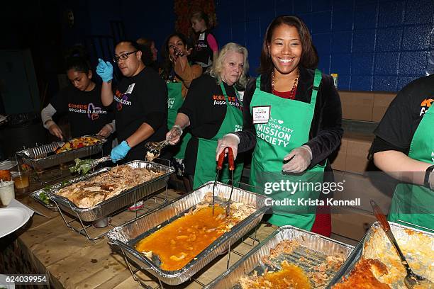 Sophia Bishop attends the Jean Shafiroff & Jay Moorhead Underwrite Annual Community Thanksgiving Dinner at NYC Mission Societyat Minisink Townhouse...