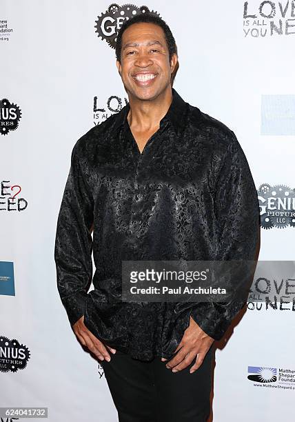 Actor John Marshall Jones attends the premiere of "Love Is All You Need?" at ArcLight Hollywood on November 15, 2016 in Hollywood, California.