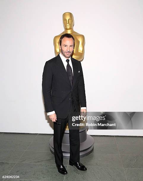 Tom Ford attends The Academy of Motion Picture Arts and Sciences Hosts an Official Academy Screening of NOCTURNAL ANIMALS at New York Public Library...