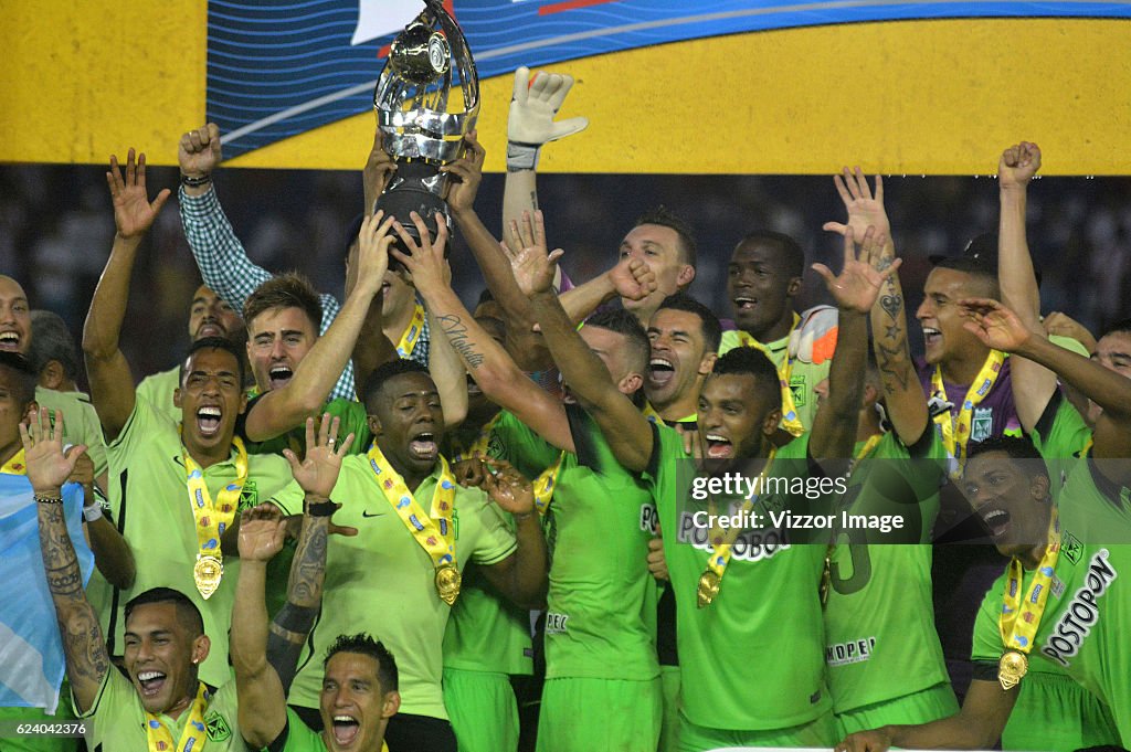 Junior v Atletico Nacional - Final Copa Aguila 2016