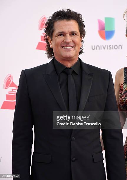 Singer Carlos Vives attends The 17th Annual Latin Grammy Awards at T-Mobile Arena on November 17, 2016 in Las Vegas, Nevada.