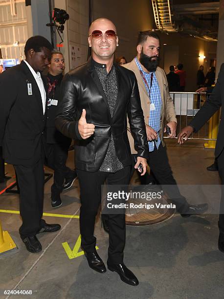Recording artist Wisin attends The 17th Annual Latin Grammy Awards at T-Mobile Arena on November 17, 2016 in Las Vegas, Nevada.