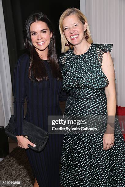 Katie Lee and Lela Rose attend Edible Schoolyard NYC Annual Harvest Dinner with Chef Massimo Bottura, Hosted by Lela Rose at Private Residence on...