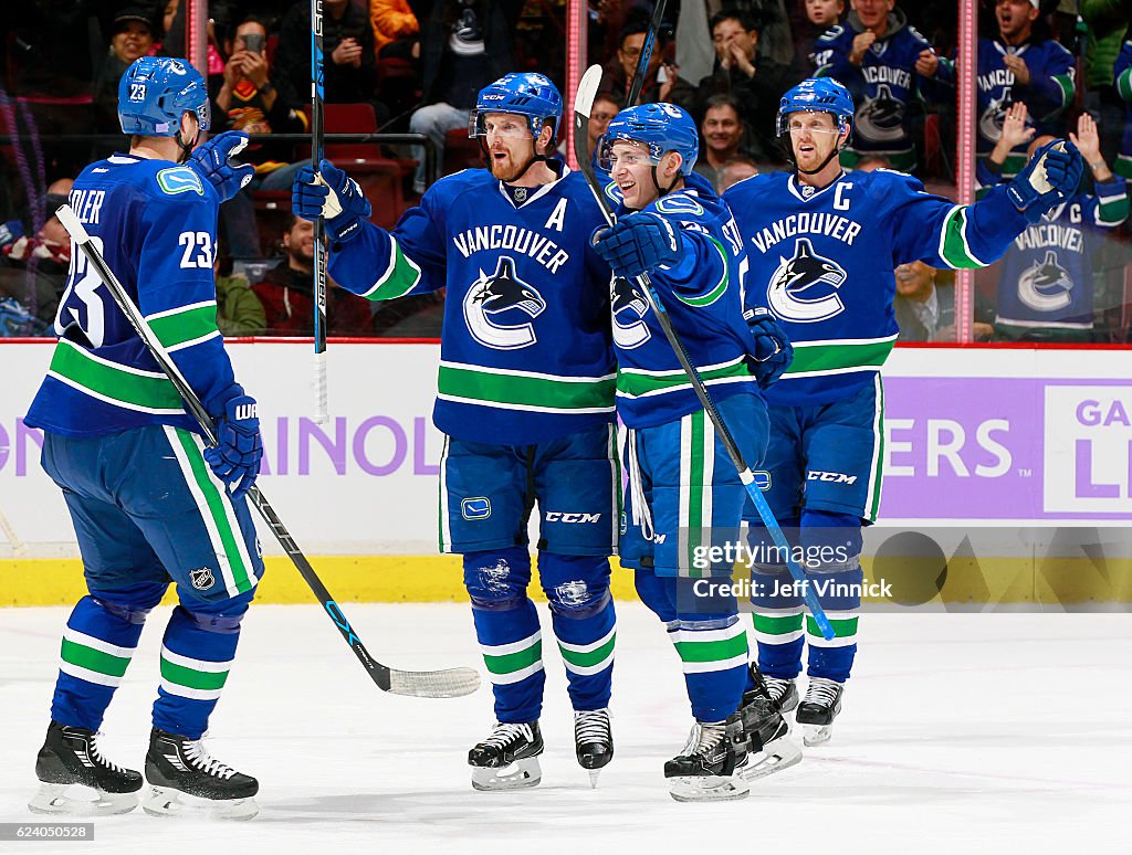 Arizona Coyotes v Vancouver Canucks