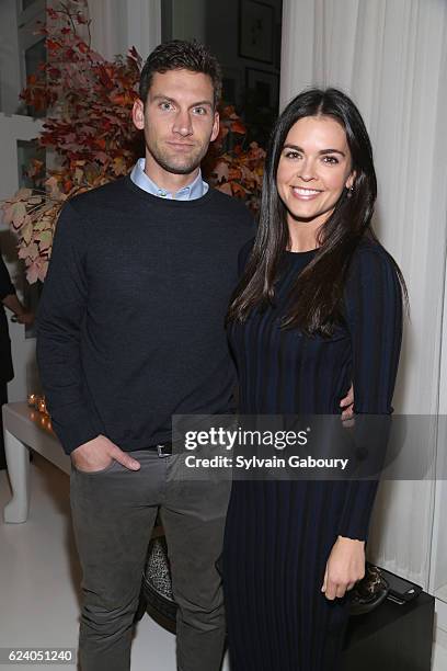 Ryan Biegel and Katie Lee attend Edible Schoolyard NYC Annual Harvest Dinner with Chef Massimo Bottura, Hosted by Lela Rose at Private Residence on...