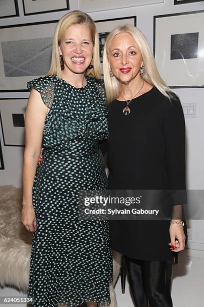 Lela Rose and Dana Hammond attend Edible Schoolyard NYC Annual Harvest Dinner with Chef Massimo Bottura, Hosted by Lela Rose at Private Residence on...