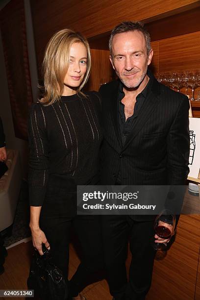 Carolyn Murphy and Trey Laird attend Edible Schoolyard NYC Annual Harvest Dinner with Chef Massimo Bottura, Hosted by Lela Rose at Private Residence...