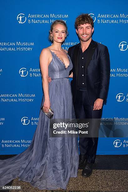 Leven Rambin and Timo Weiland attend the 2016 American Museum Of Natural History Museum Gala at American Museum of Natural History on November 17,...