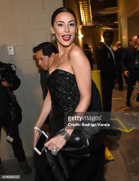 Model Nastassja Bolivar attends The 17th Annual Latin Grammy Awards at T-Mobile Arena on November 17, 2016 in Las Vegas, Nevada.