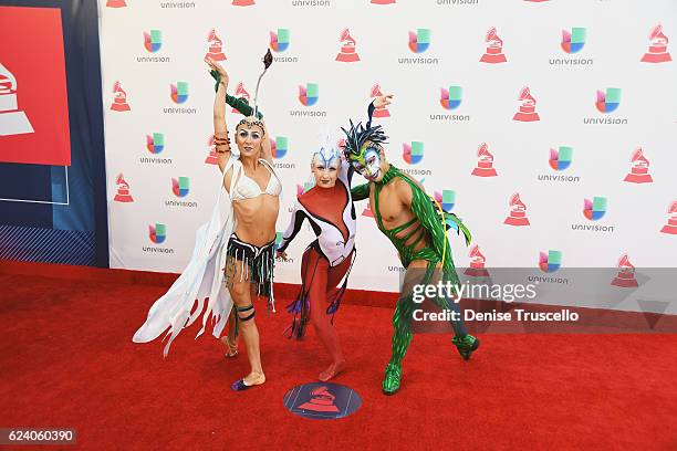 Mystère by Cirque du Soleil attend The 17th Annual Latin Grammy Awards at T-Mobile Arena on November 17, 2016 in Las Vegas, Nevada.