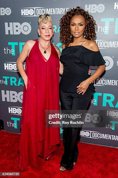 Bamby Salcedo with Janet Mock attend "The Trans List" New York Premiere at The Paley Center for Media on November 17, 2016 in New York City.