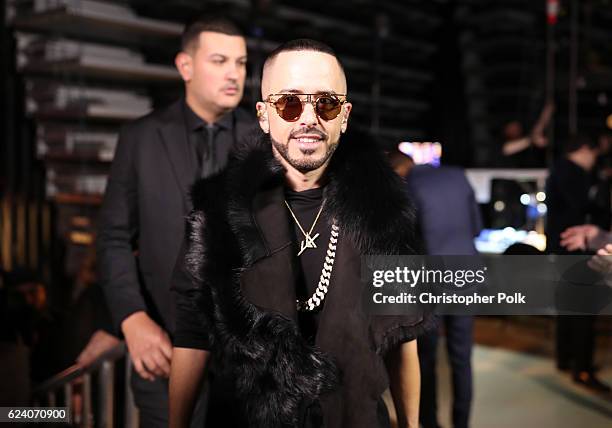 Recording artist Yandel attends The 17th Annual Latin Grammy Awards at T-Mobile Arena on November 17, 2016 in Las Vegas, Nevada.