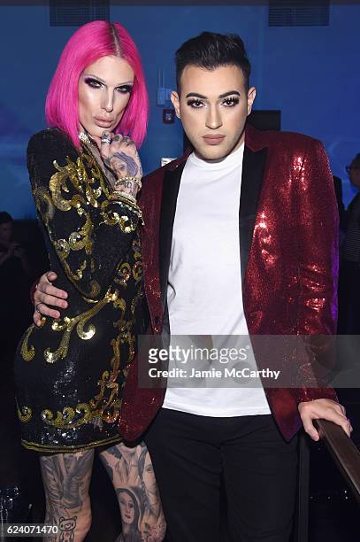 Jeffree Star and make-up artist Manny Gutierrez attends as Marc Jacobs celebrates #MarcTheNight on November 17, 2016 in New York City.