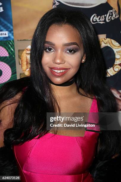 Actress Daphne Blunt attends the launch of ASOS Magazine US Edition at The Sayers Club on November 17, 2016 in Hollywood, California.