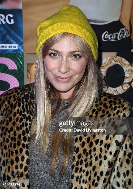 Actress Shoshana Bush attends the launch of ASOS Magazine US Edition at The Sayers Club on November 17, 2016 in Hollywood, California.