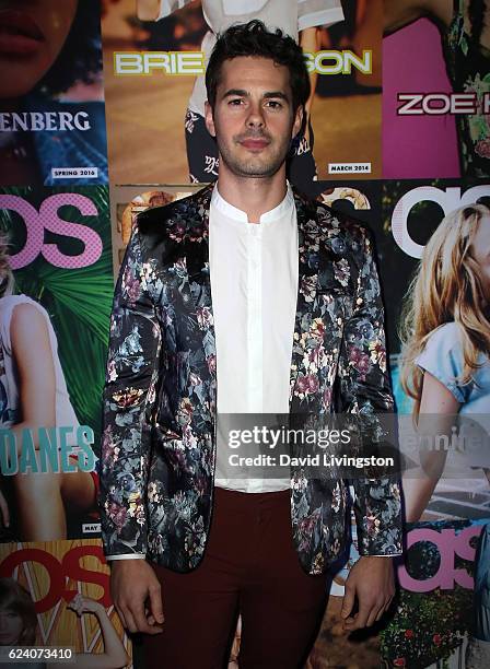 Actor Jayson Blair attends the launch of ASOS Magazine US Edition at The Sayers Club on November 17, 2016 in Hollywood, California.