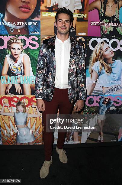 Actor Jayson Blair attends the launch of ASOS Magazine US Edition at The Sayers Club on November 17, 2016 in Hollywood, California.