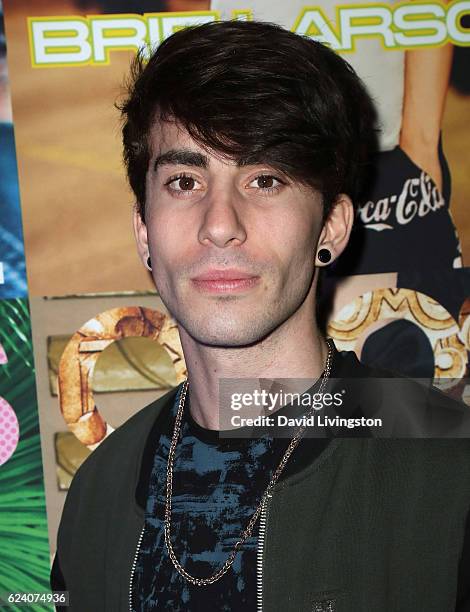 Musician Nick De La Hoyde attends the launch of ASOS Magazine US Edition at The Sayers Club on November 17, 2016 in Hollywood, California.