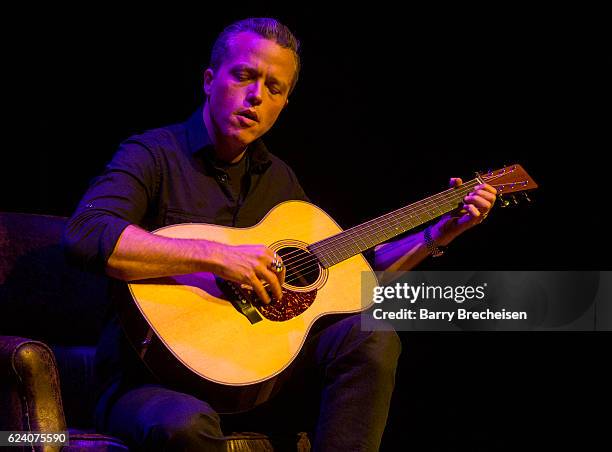 Musician Jason Isbell during the GRAMMY Up Close & Personal with Jason Isbell and David Macias at Old Town School of Folk Music on November 17, 2016...